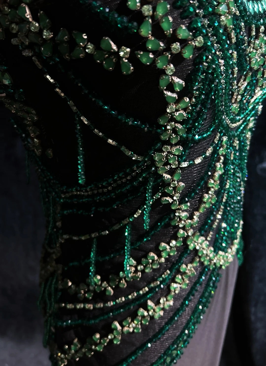 Vintage Abschlussballkleider Meerjungfrau Scoop mit Glitzerperlen Rückenfrei Schwarz 80er Abendkleid RB3270