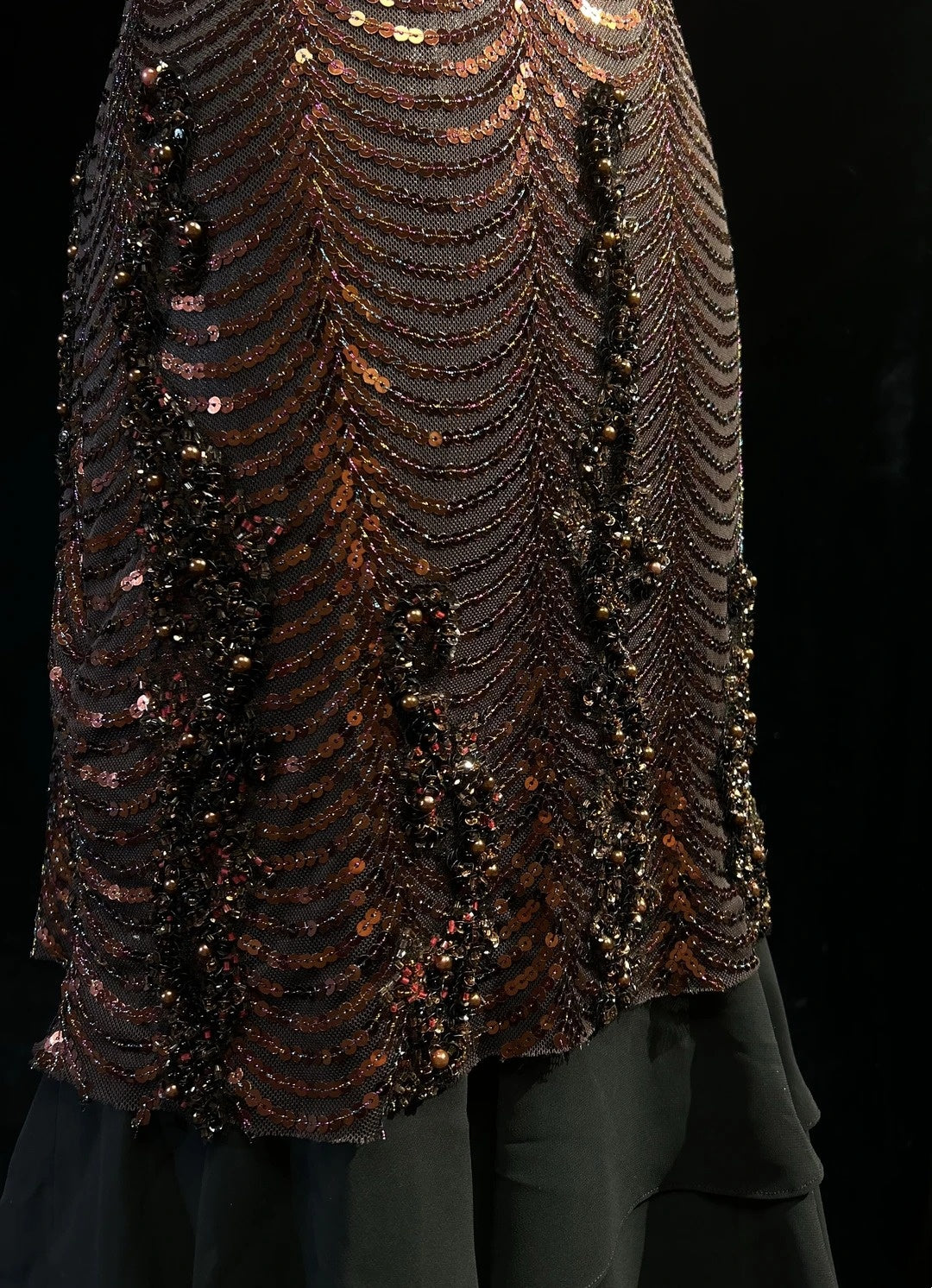 Robes de bal scintillantes sirène à fines bretelles en mousseline noire avec manches, tenues de soirée, longue robe de cérémonie RB3259