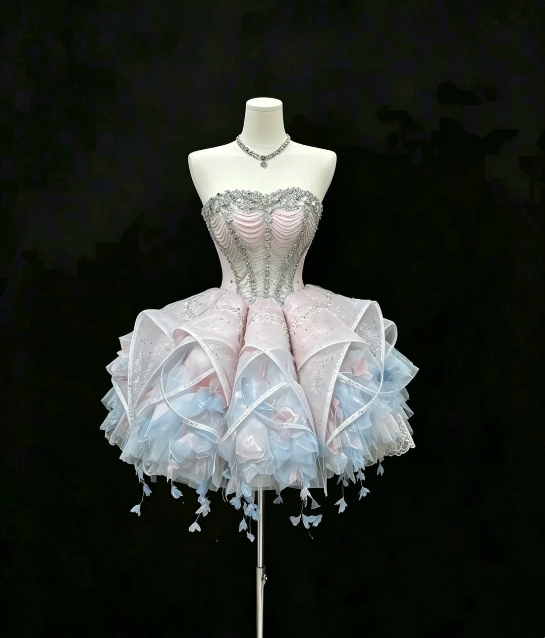 Robe de bal élégante courte bustier rose université collège impressionne senior inspiration robe de remise des diplômes robes de retour à la maison RB3298