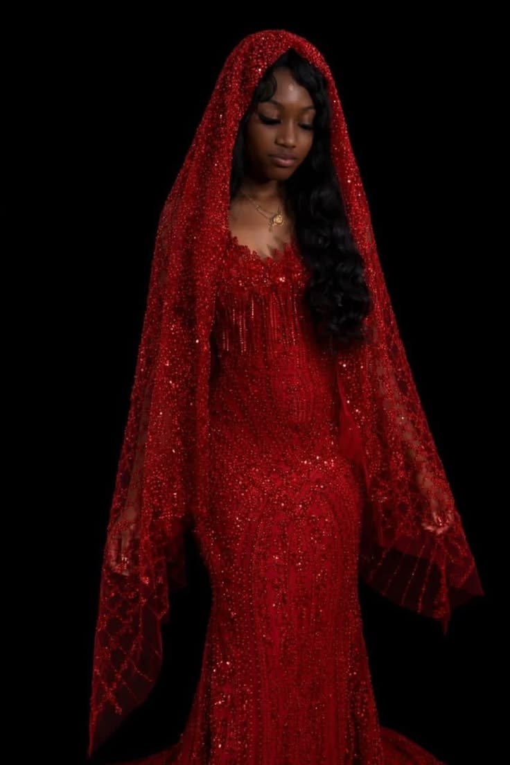 Robe de bal/mariée rouge élégante ornée de strass, épaules dénudées et dos nu scintillants, N1862