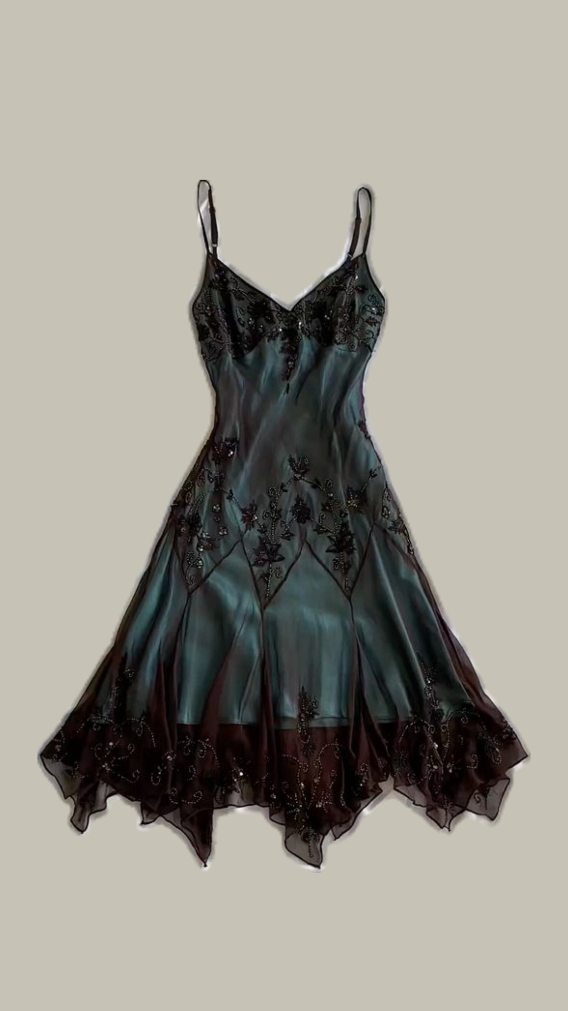 Glam A line Spaghetti Straps Green Chiffon Short Homecoming Dresses Evening Outfits Inspiration RB9239