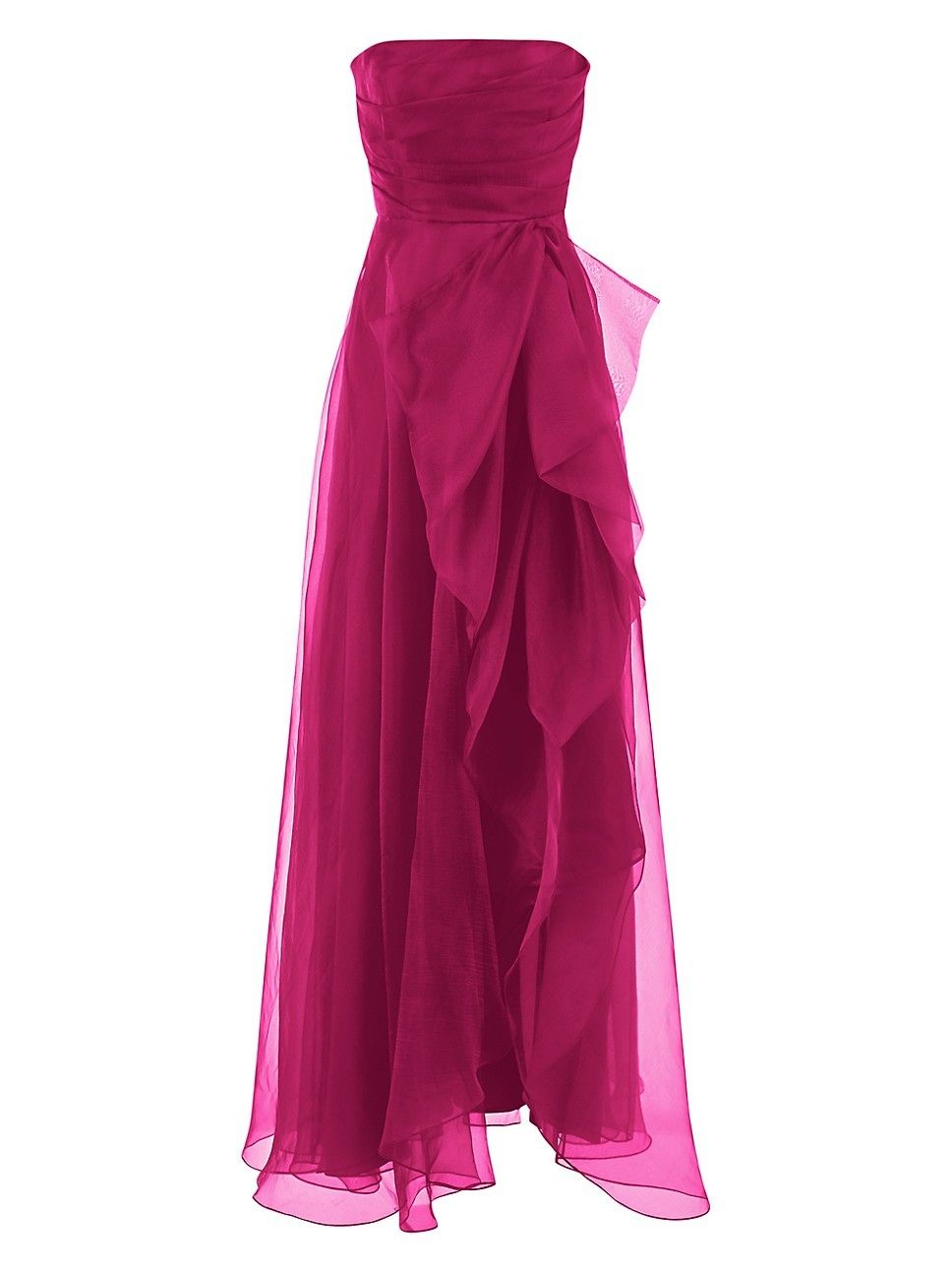 Robes de soirée pour femmes Robe longue plissée bustier Robes de demoiselle d'honneur Robe de bal pour femmes adolescentes N2343
