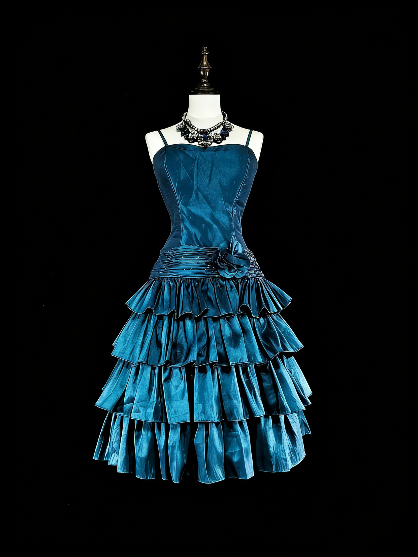 Hübsches Ballkleid Spaghettiträger Marineblau Kurz Mini Homecoming Kleider Hoco Kleider N2709