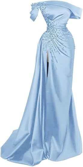 Sexy Mermaid Off The Shoulder Burgundy Satin Prom Dresses Inspiration Birthday Dress Princess Graduation Dress B363