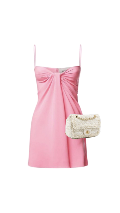 Einfaches A-Linien-Spaghettiträger Rosa Kurzes Hoco-Kleid Heimkehrkleider RB4167