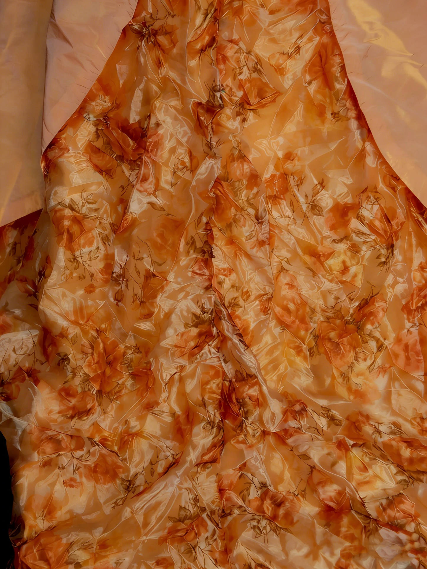 Robe de bal charmante à une épaule orange pour Sweet 16, robe de quinceañera en taffetas ornée de fleurs 3D, longue, taille 15, Vestidos De Fiesta N1312
