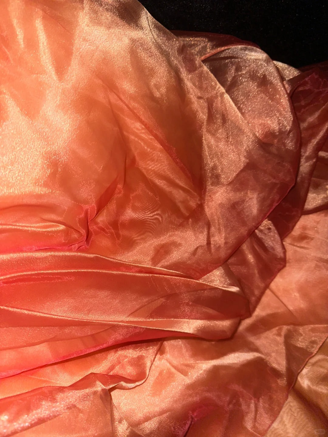 Elegant A Line Sweetheart Organza Orange With Beading Prom Dresses Formal Outfit Evening Night Dress RB8242