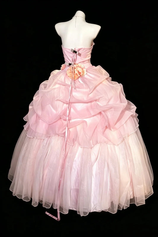 Feen-Quinceañera-Kleid, Ballkleid, Schatz-Ausschnitt, Hellrosa, gestuft, Sweet 16, Quinceañera-Kleider, 15 Vestidos De Fiesta N4478