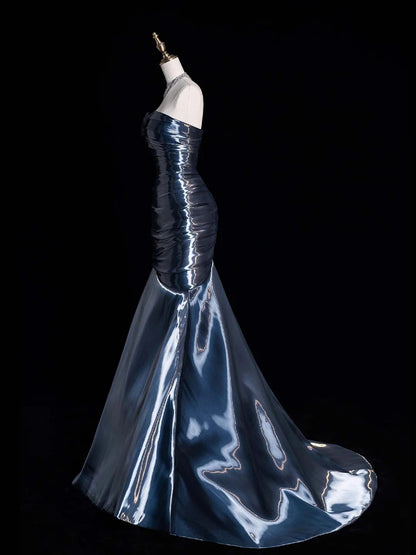 Stunning Mermaid Sweetheart Navy Blue Prom Dresses Inspiration Prom Dress Princess Graduation Dress B432