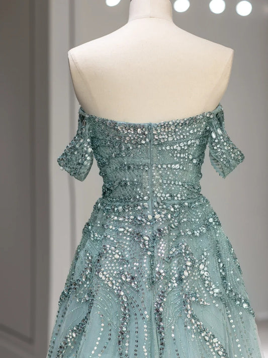 Robes de bal de princesse en tulle à épaules dénudées pour quinceañera et soirées formelles, robe longue RB4005