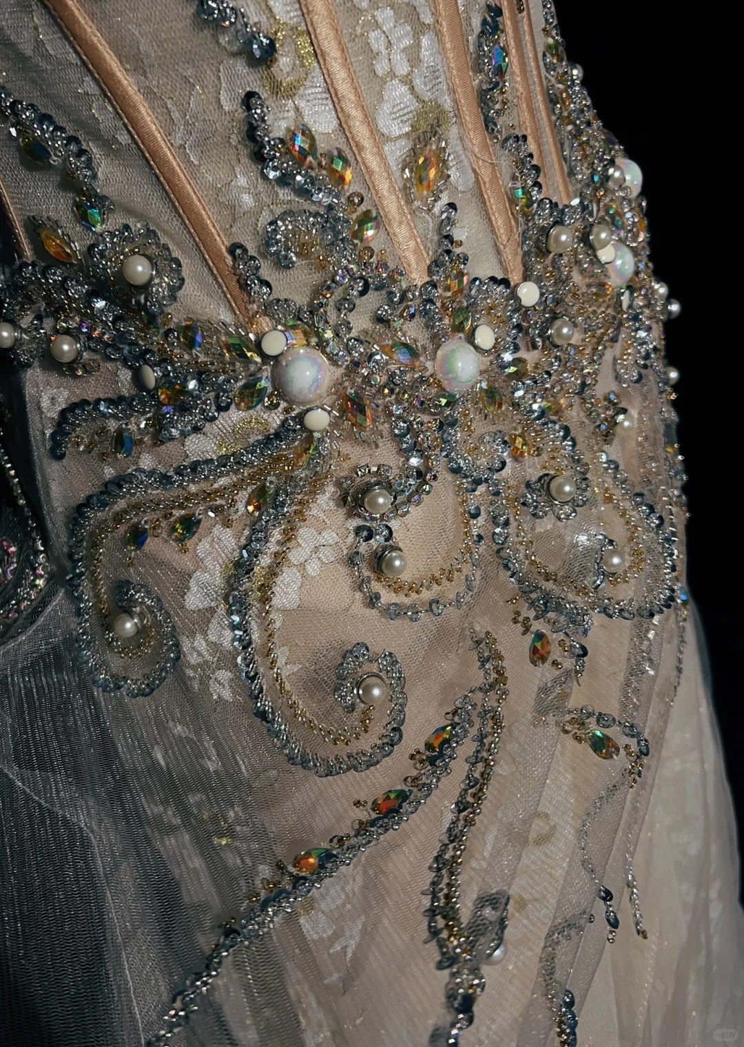 Vintage Prom Dresses 90s A line Spaghetti Strap Champagne Tulle Long Semi Formal Evening Outfits N3651