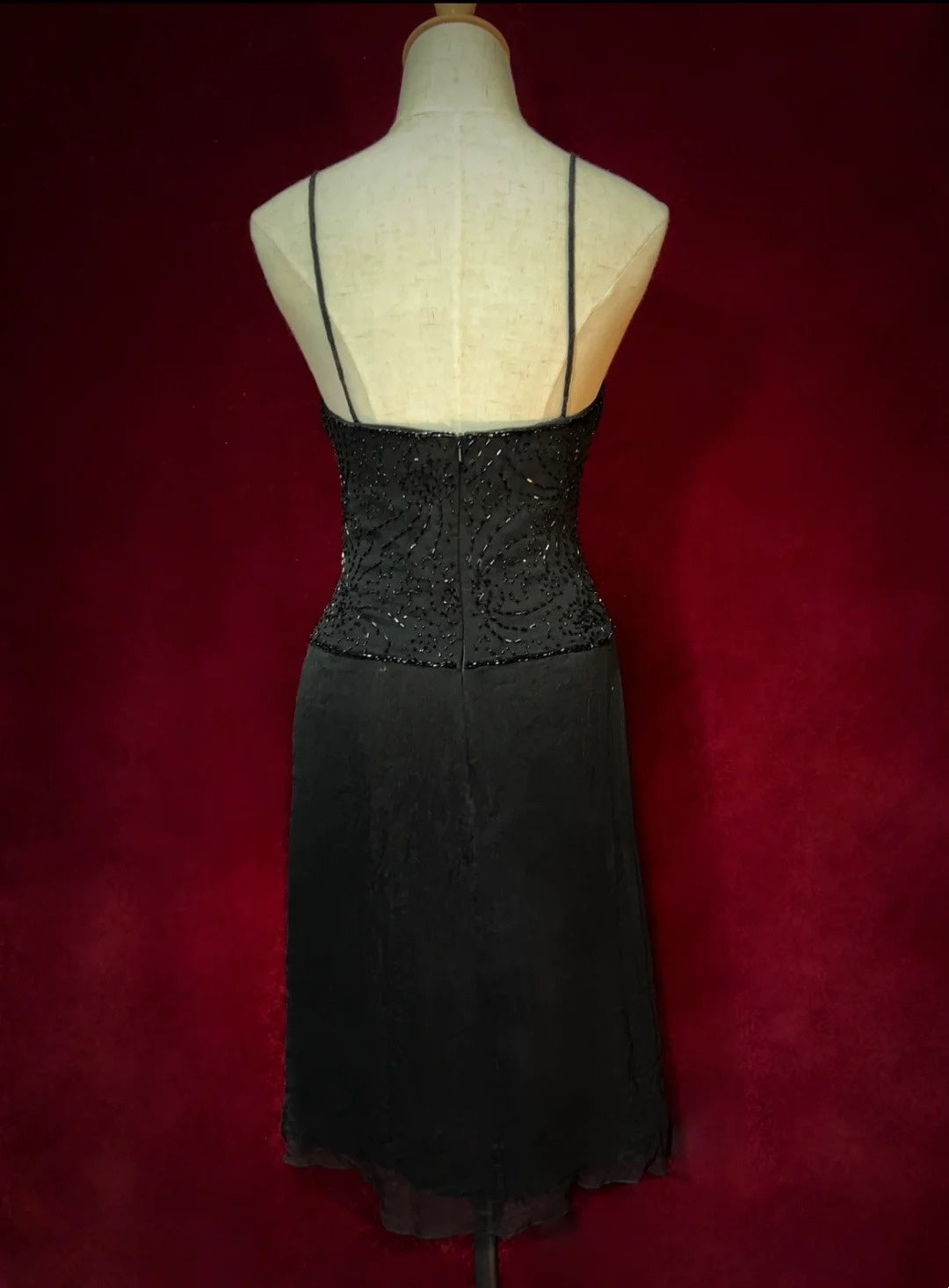 Süßes schwarzes Chiffon-Partykleid mit A-Linie, Spaghettiträgern, kurz, Mini-Cocktailkleid, Abschlusskleid N3846