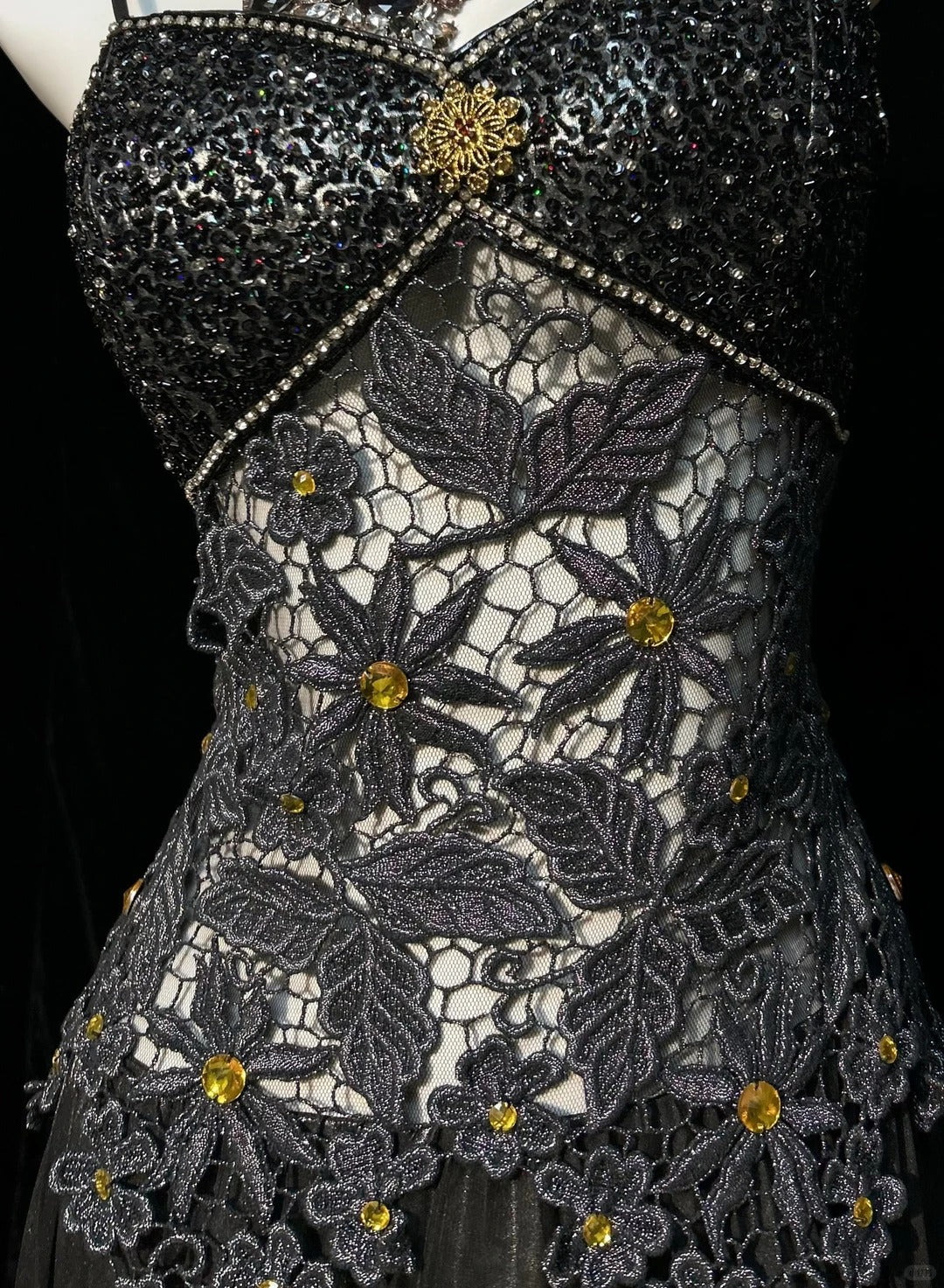 Black Prom Dress Inspo A Line Spaghetti Straps Satin Lace Long Birthday Outfits Formal Party Gown RC0101