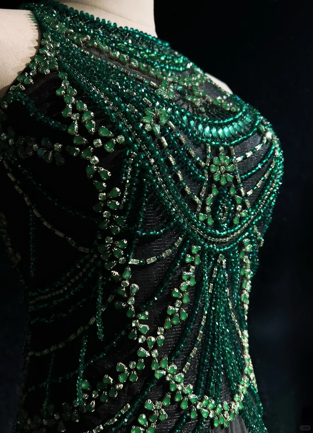 Vintage Abschlussballkleider Meerjungfrau Scoop mit Glitzerperlen Rückenfrei Schwarz 80er Abendkleid RB3270