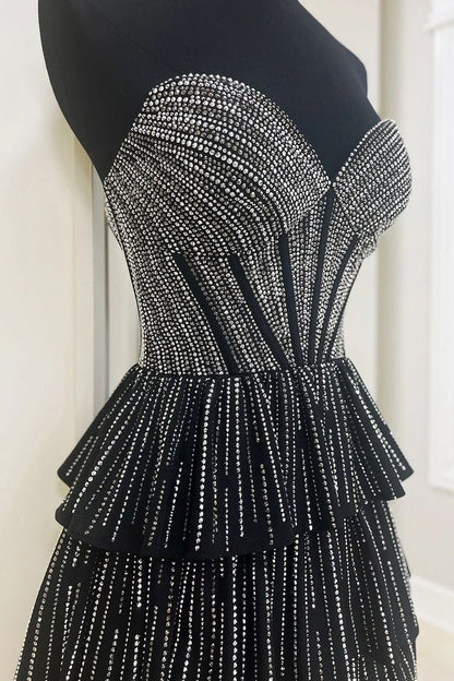 Robes de bal de princesse spéciales scintillantes et délicates avec volants RB3204