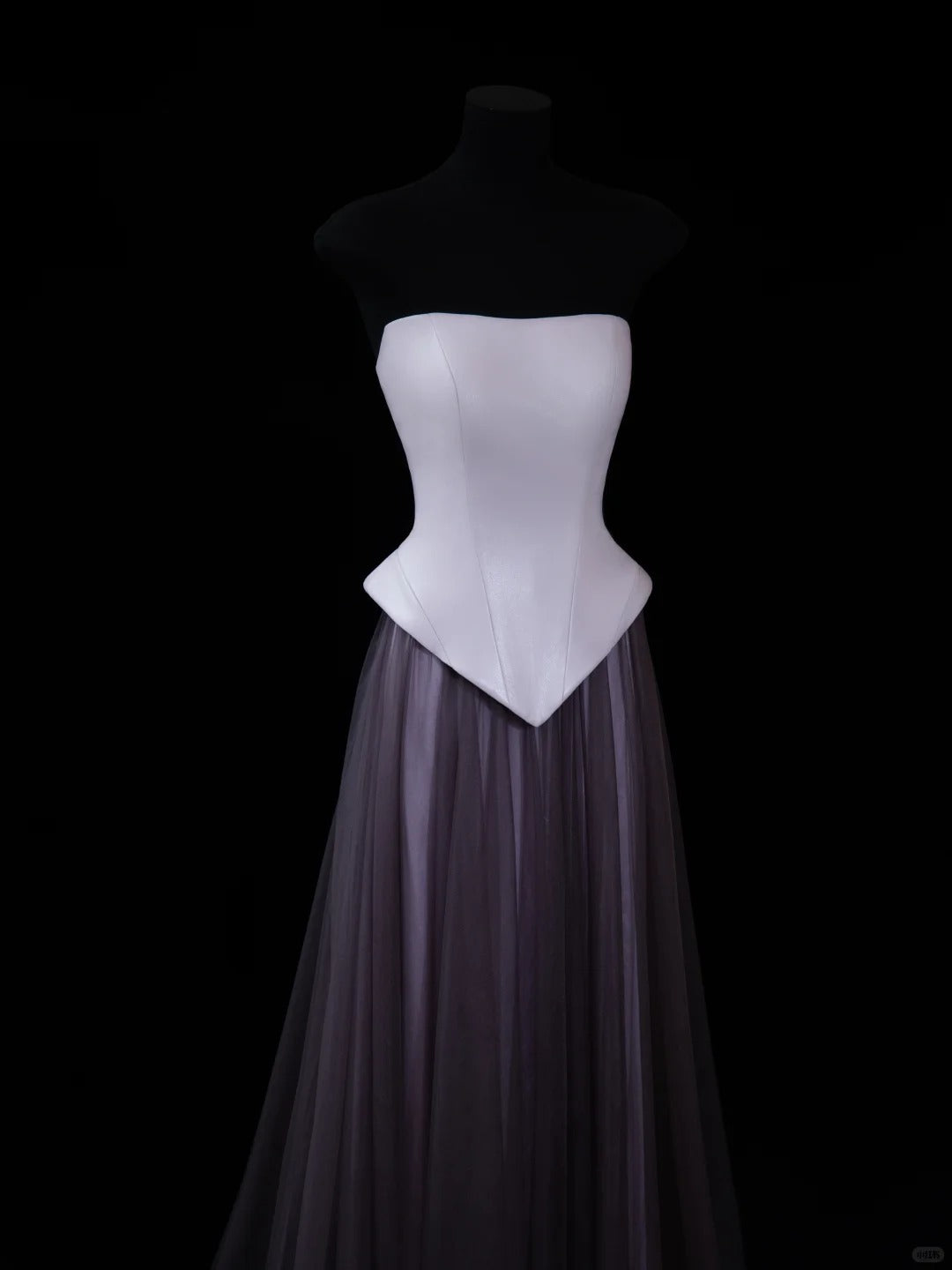 Classy A line Strapless Satin Tulle Prom Dresses Long Evening Party Formal Outfits RB6648
