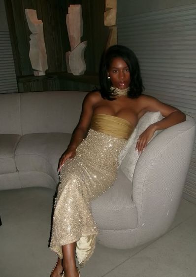 Pretty Mermaid Strapless Long Yellow Sequin Satin Party Dresses Prom Dresses Graduation Gown N887