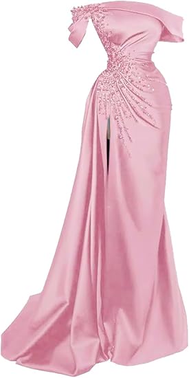 Sexy Mermaid Off The Shoulder Burgundy Satin Prom Dresses Inspiration Birthday Dress Princess Graduation Dress B363