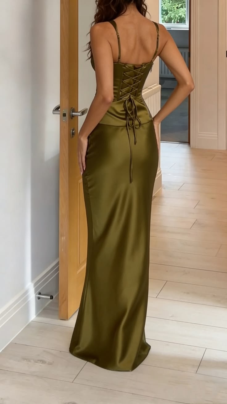 Robe de bal simple, robe de soirée en satin, robe moulante pour événement de fin d'études secondaires, robe de cérémonie N620