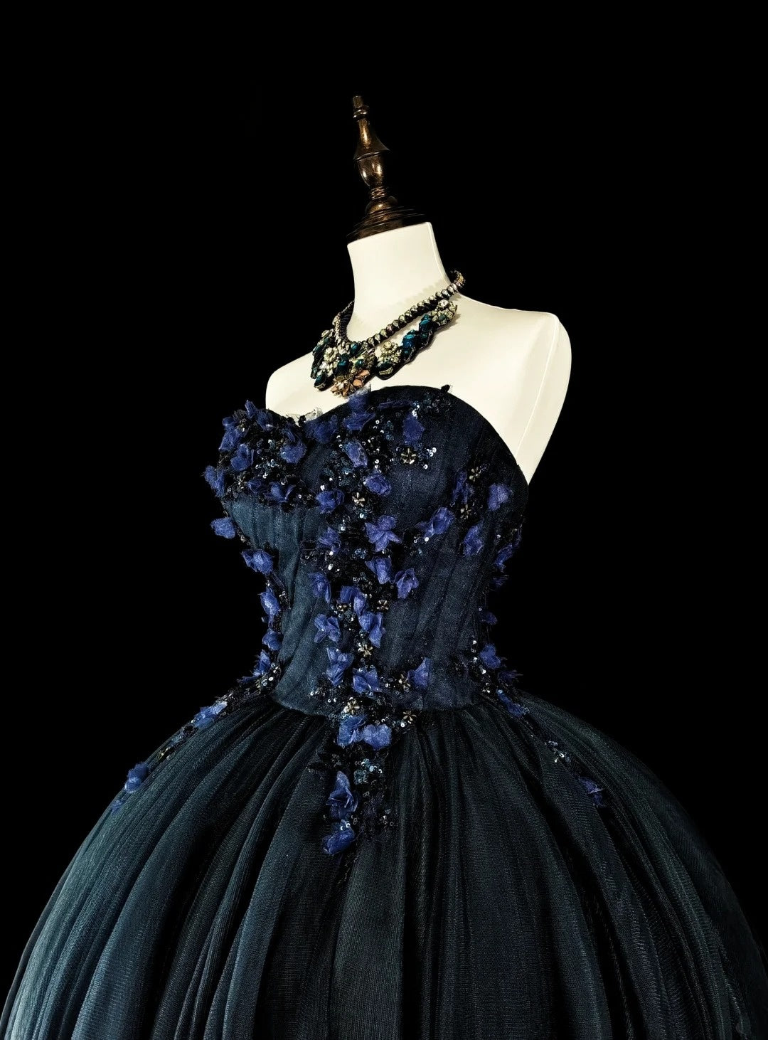 Vintage Prom Dresses Aesthetic 1950s Retro Classy Ball Gown Strapless Tulle Long Night Party Dress N2004