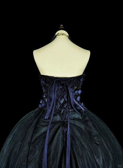 Vintage Prom Dresses Aesthetic 1950s Retro Classy Ball Gown Strapless Tulle Long Night Party Dress N2004