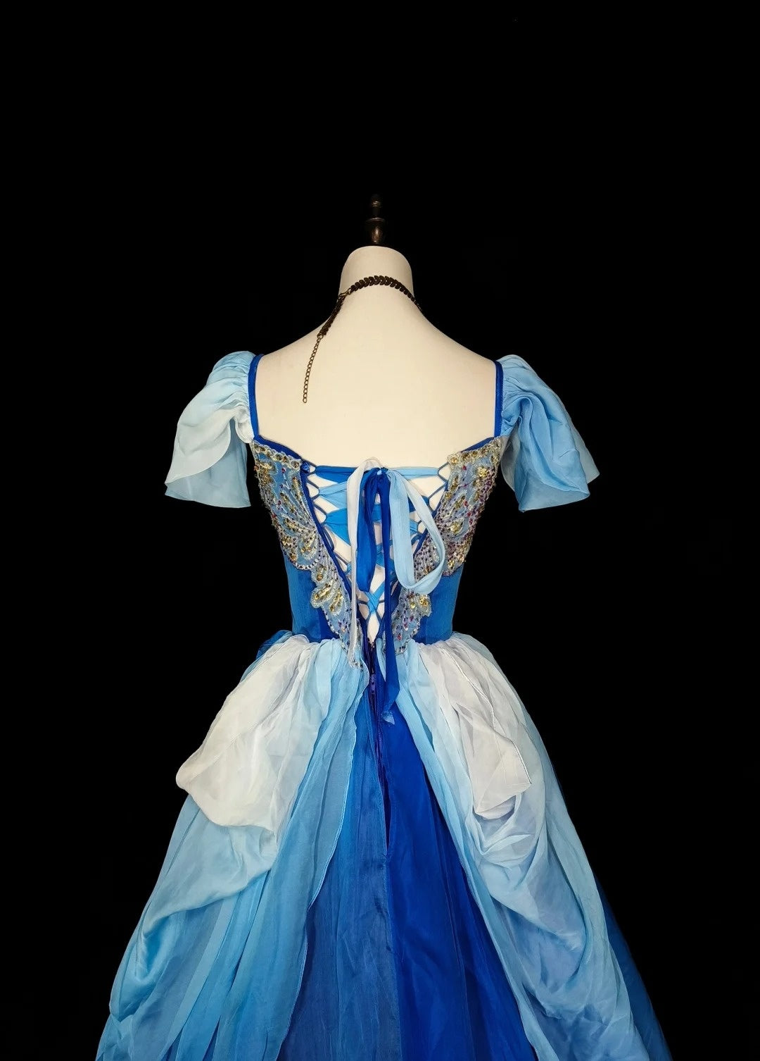 Robe de bal vintage bleu roi à décolleté cœur ornée de perles, sans manches, style années 80, robe de soirée longue et élégante N1475