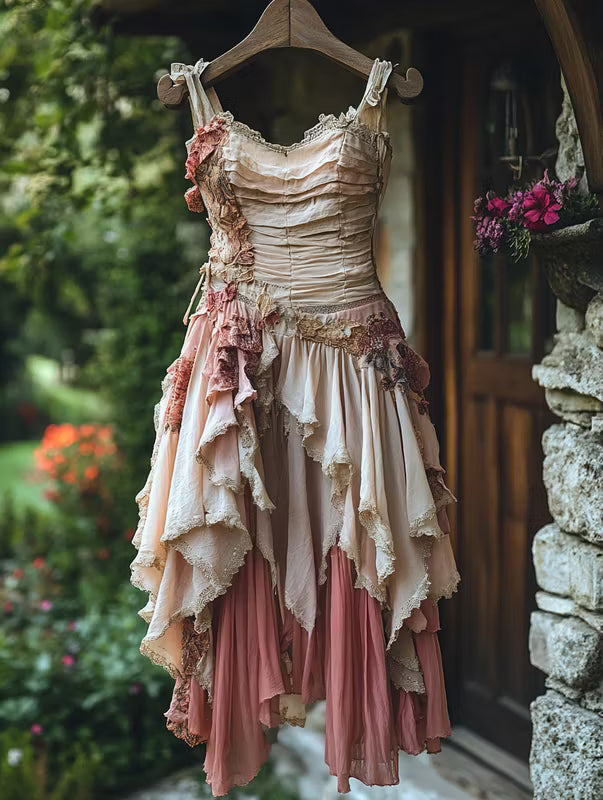 Sweet 16 dress Hoco dress A line Boho Pink Chiffon Short Mini Homecoming Dresses Inspo Graduation Outfit RB6695