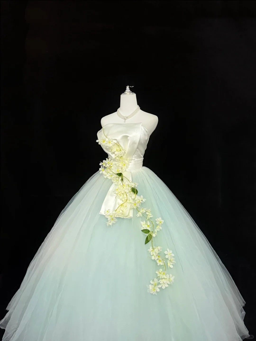 Sweet 16 Dresses Long Ball Gown Sweet Sixteen Long Birthday Dress Strapless Tulle Formal Gown RC0277