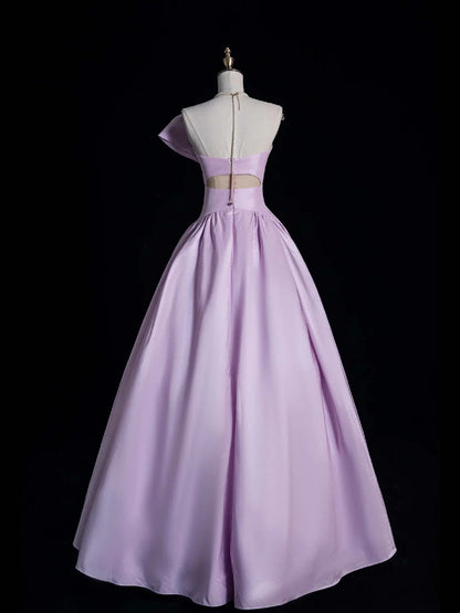 Robe de bal bustier en satin lilas sans manches avec nœud papillon, robe longue pour femme, robe de quinceañera pour les 16 ans, robe de quinceañera N1176