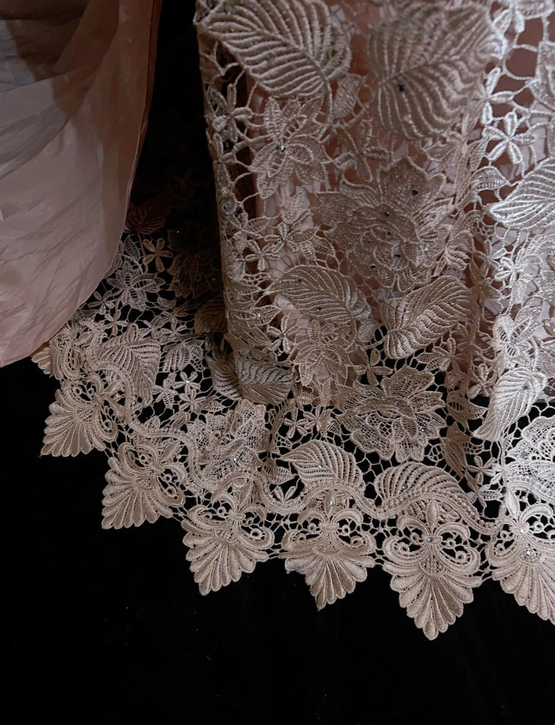 Vintage Prom Dresses 1960s Mermaid V Neck Pink Lace With Appliqued Beaded Long Prom Gown N3107