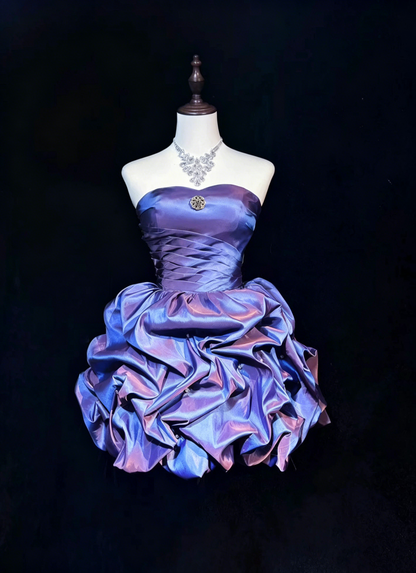 Cute Ball Gown Sweetheart Purple Party Dress 16th Birthday Gown Homecoming Dresses N3808