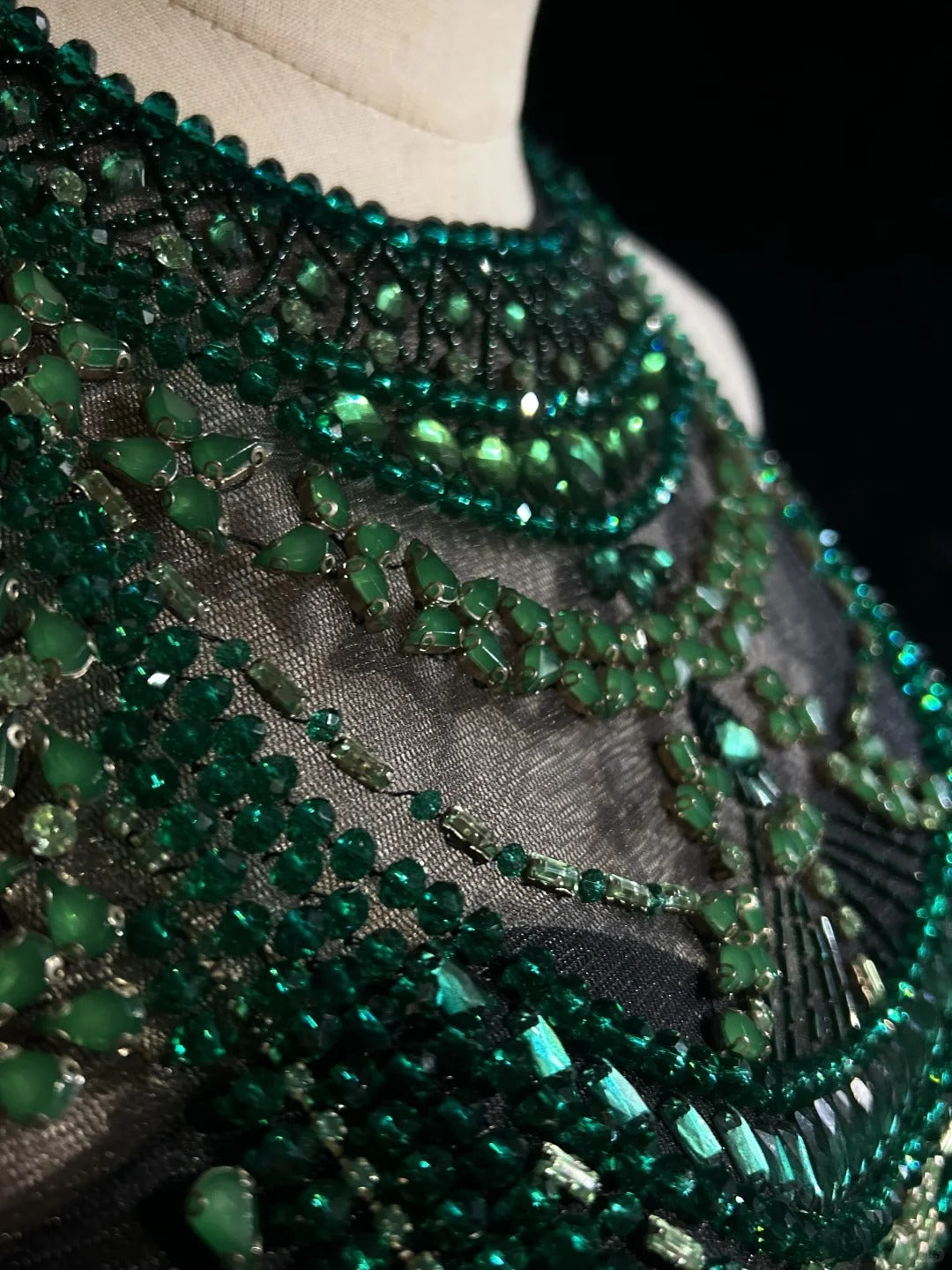 Vintage Abschlussballkleider Meerjungfrau Scoop mit Glitzerperlen Rückenfrei Schwarz 80er Abendkleid RB3270