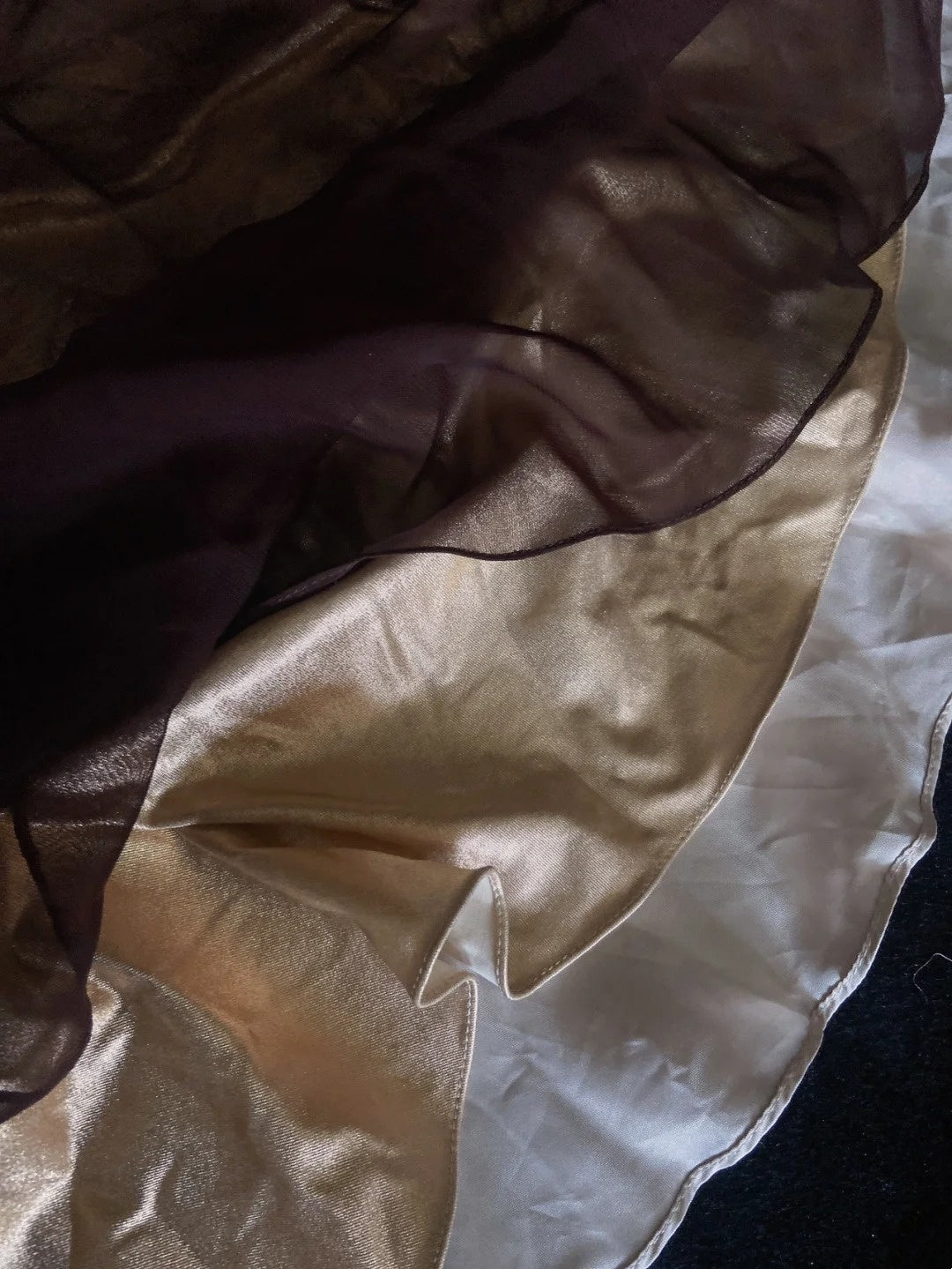 Vintage Ballkleider Inspo Meerjungfrau V-Ausschnitt Braun Satin Lang 1990er Mit Perlen Festliche Kleider N3352
