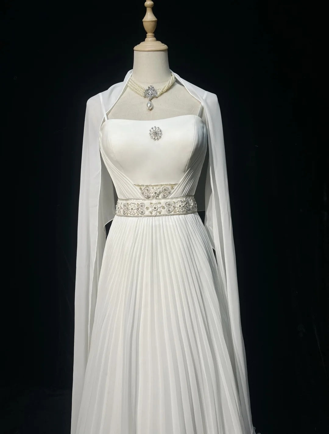 Vintage 90er Brautkleider A-Linie Spaghettiträger Weiß Schlicht Sommergarten Langes Brautkleid N3721