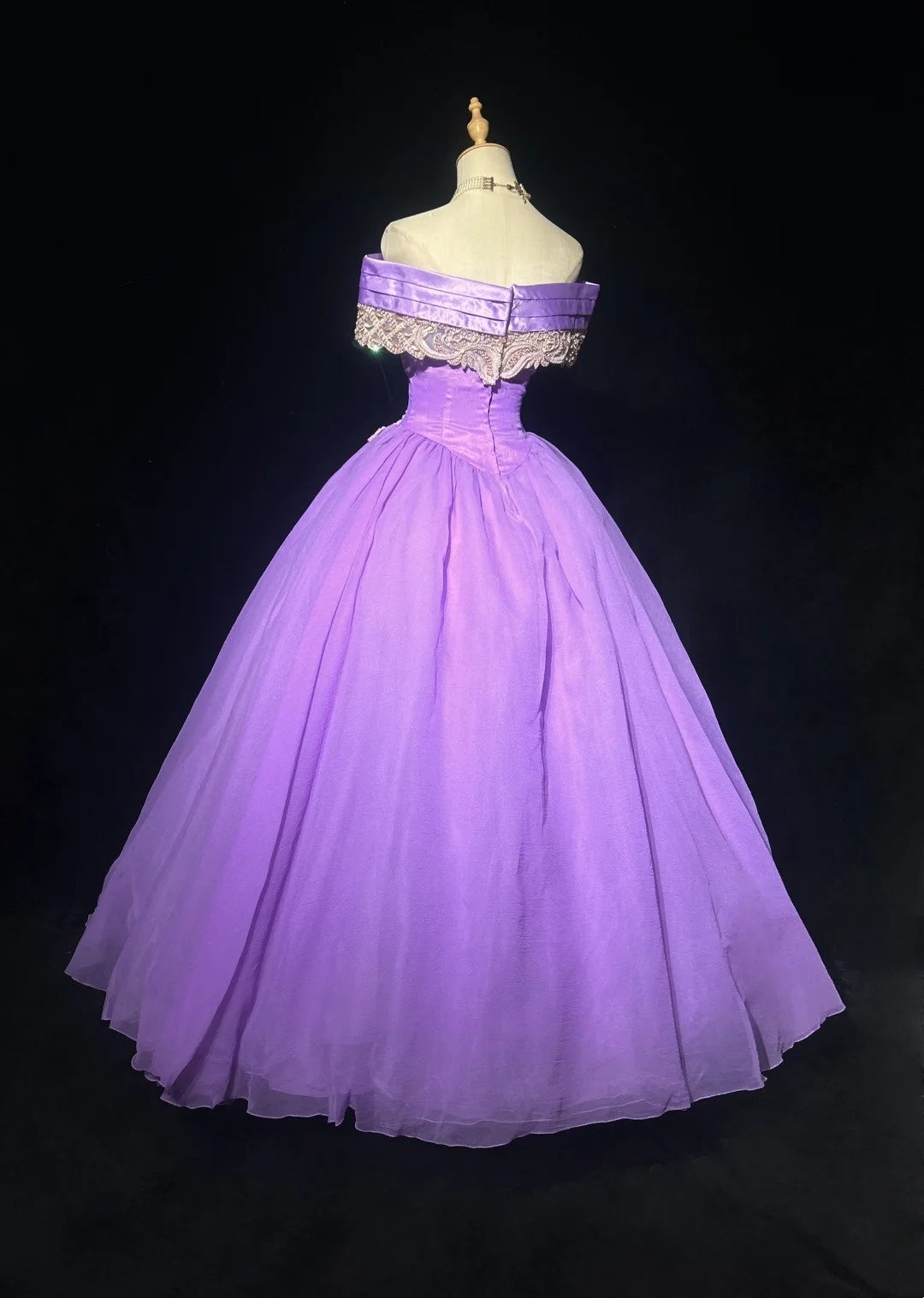 Robes de bal de princesse à épaules dénudées avec perles, tenue de soirée formelle N3885