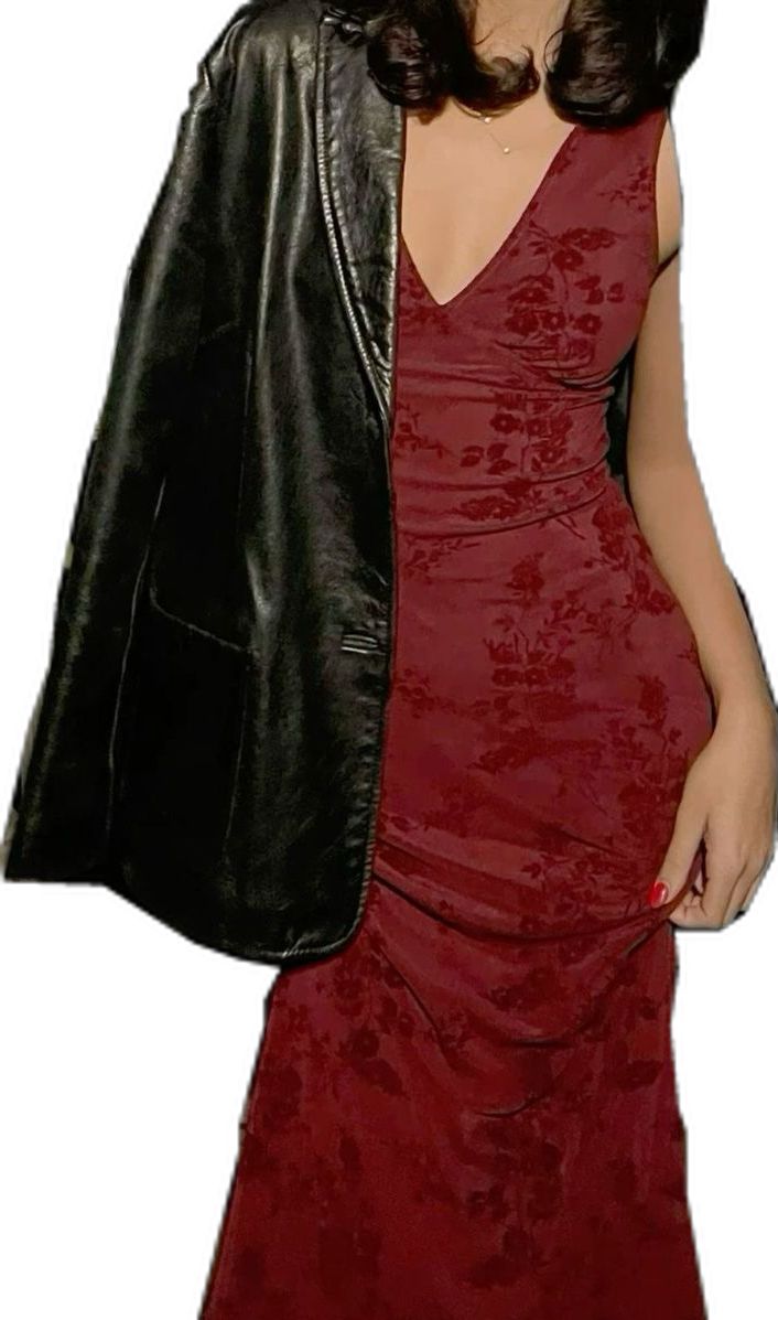 Elegantes Meerjungfrauen-Abendkleid in Burgunderrot mit V-Ausschnitt und Spitze – ein stilvolles Kleid für Teenager, ideal für festliche Anlässe und Partys (AB1119).
