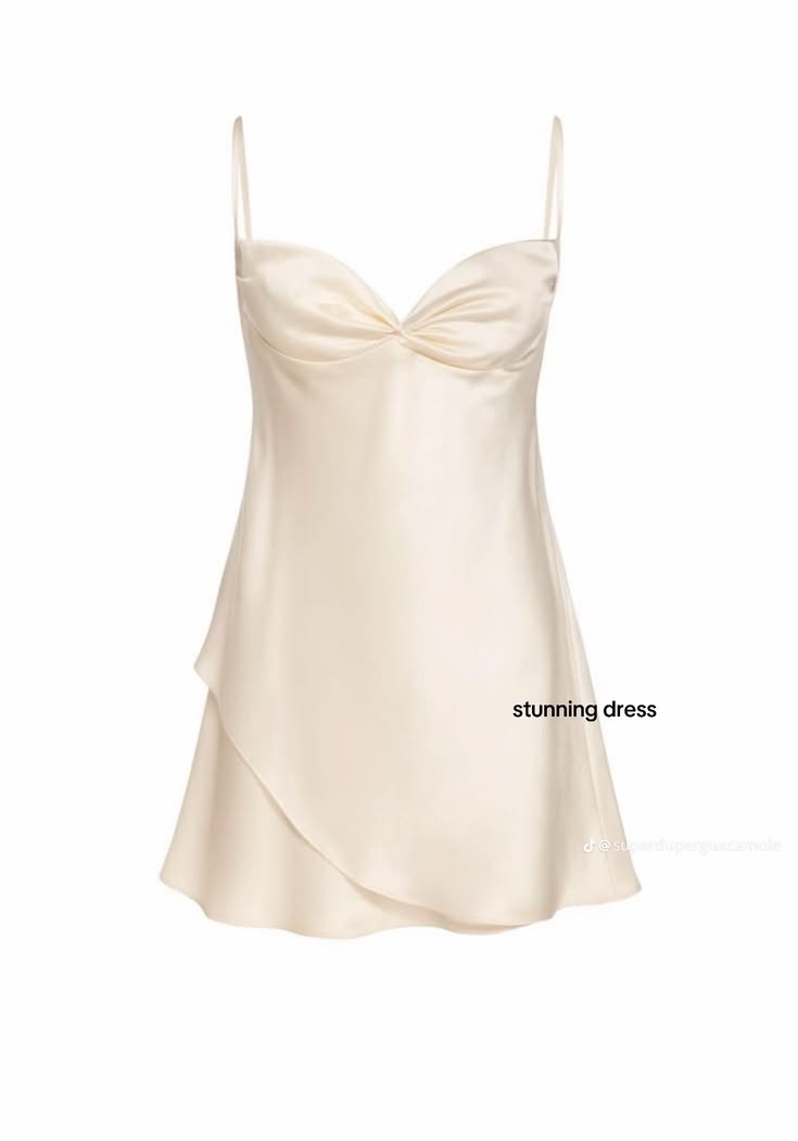 Simple A Line Spaghetti Strap Ivory Satin Senior Mini Dress Homecoming Dresses University Ideas Inspo Short Hoco Court Gowns RB7258