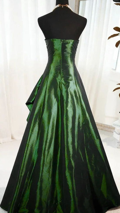 Bezauberndes, perlenbesetztes Ballkleid für Seniorinnen, elegantes Partykleid für den Schulabschluss N1620