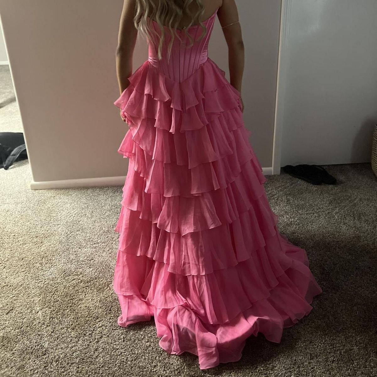 Classy Ball Gown Sweetheart Navy Blue Chiffon Prom Dresses Party Dress 20th Birthday Outfits Graduation Dress RB871