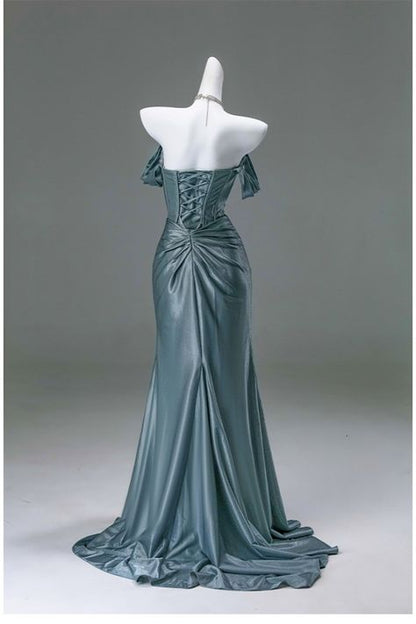 Schwer geschnittenes, figurbetontes Meerjungfrauen-Abendkleid N1871