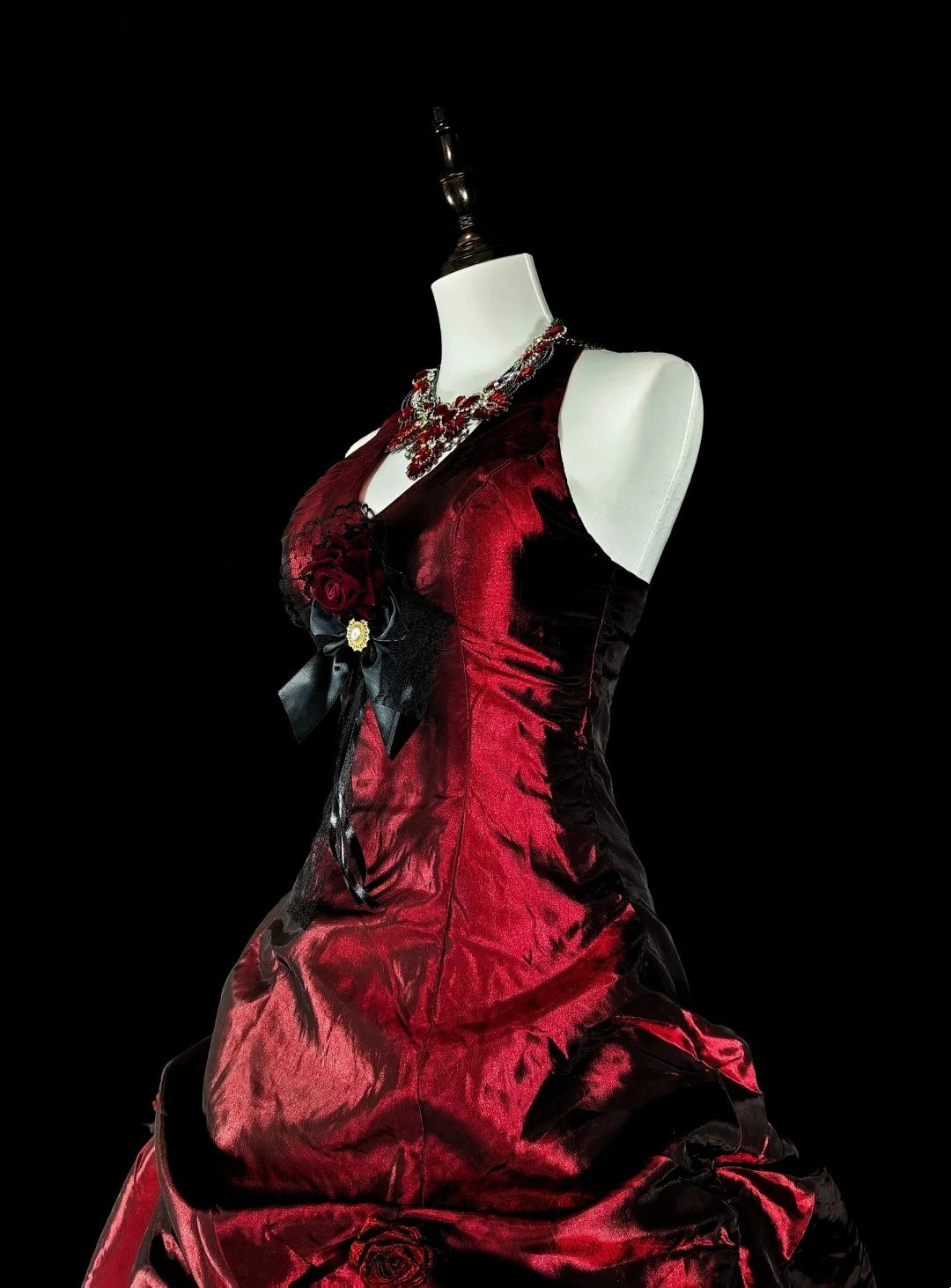 Robe De bal Vintage licou bordeaux taffetas doux 16 robes Quinceanera robe longue 15 robes De Fiesta N1828