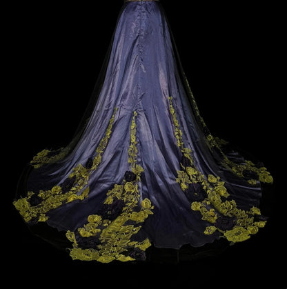 Robe de bal rétro années 70, coupe trapèze, bretelles spaghetti, satin raisin, sans manches, N1487