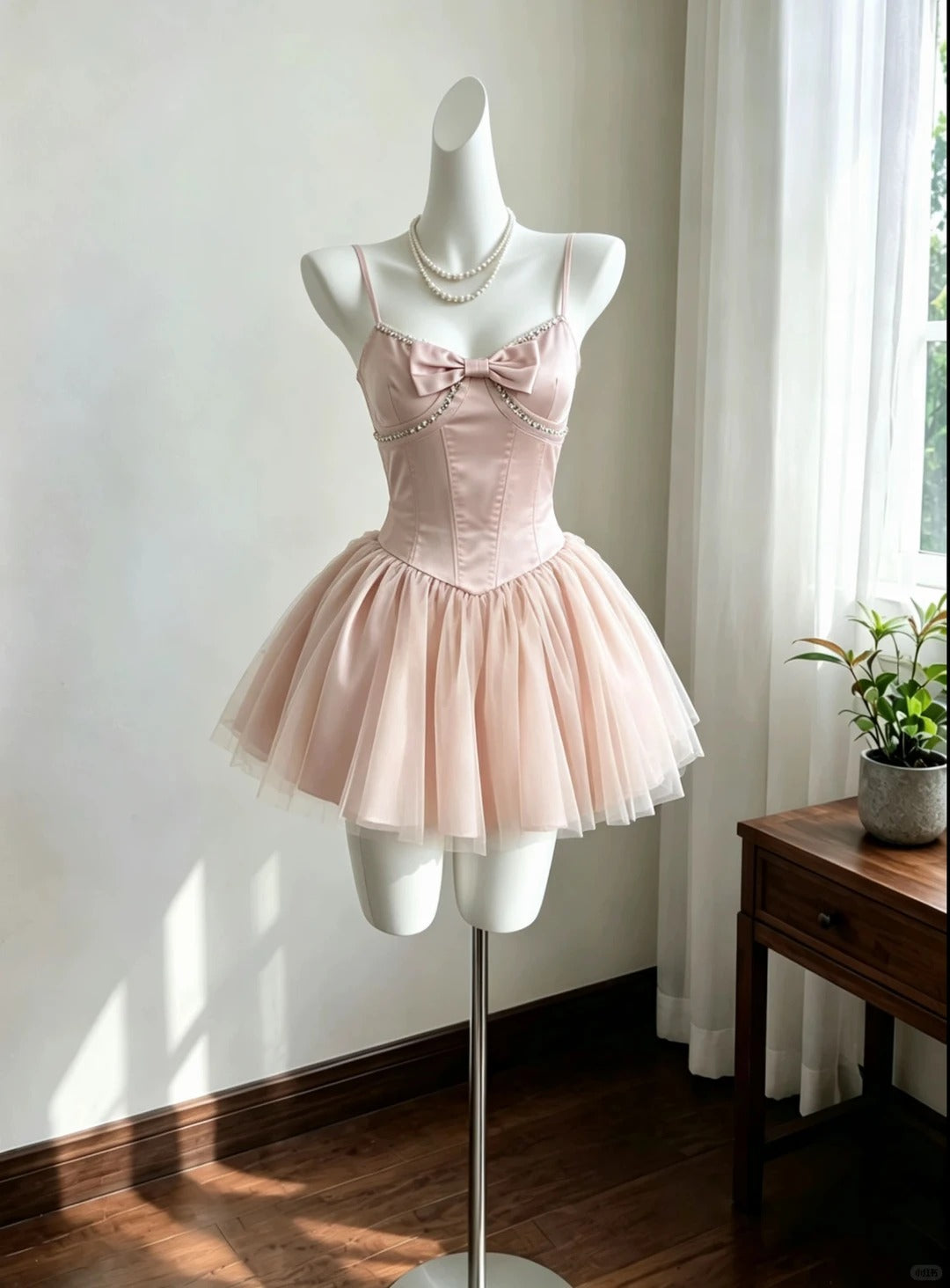 Cute Ball Gown Spaghetti Strap Pink Tulle Mini Short Cocktail Gown Homecoming Dresses Ideas Hoco Outfits RB4894