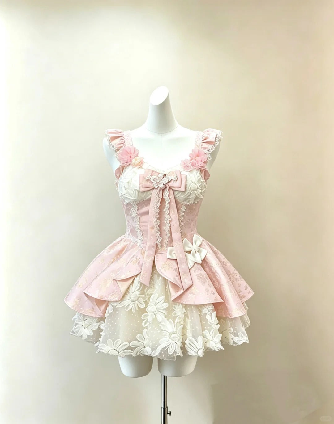 Elegant Ball Gown Square Neck Pink Lace Mini Short Cocktail Dress Homecoming Dresses Ideas Hoco Outfits RB4839