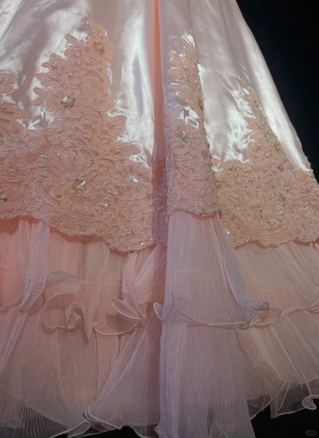 Vintage Prom Dresses 1960s Ball Gown Strapless Blush Pink With Lace Floor Length Sleeveless Evening Formal Outfits RB5121