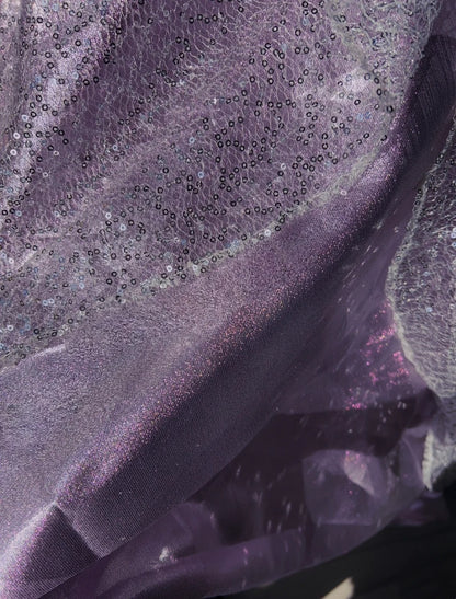 Prinzessin Abschlussballkleider Inspo Ballkleid Trägerlos Flieder Pailletten Lang Mit Perlen Bestickte Abendkleider N3393