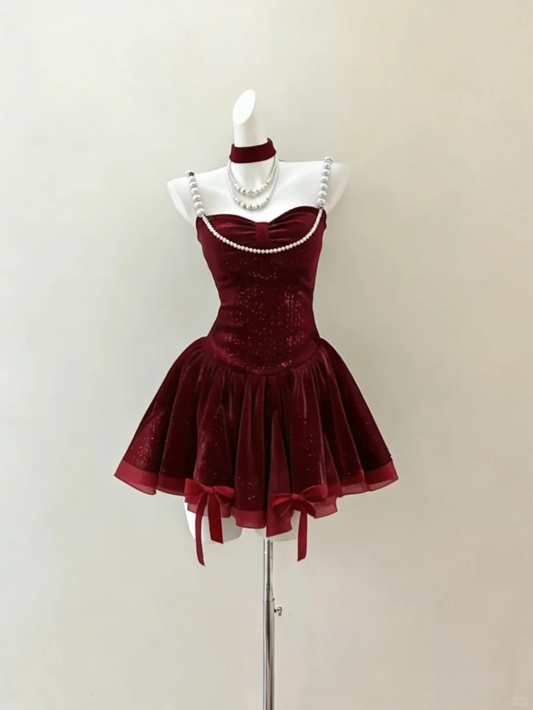 Classy Ball Gown Spaghetti Strap Burgundy Night Short Graduation Dress Inspo Senior Homecoming Outfits RB4831
