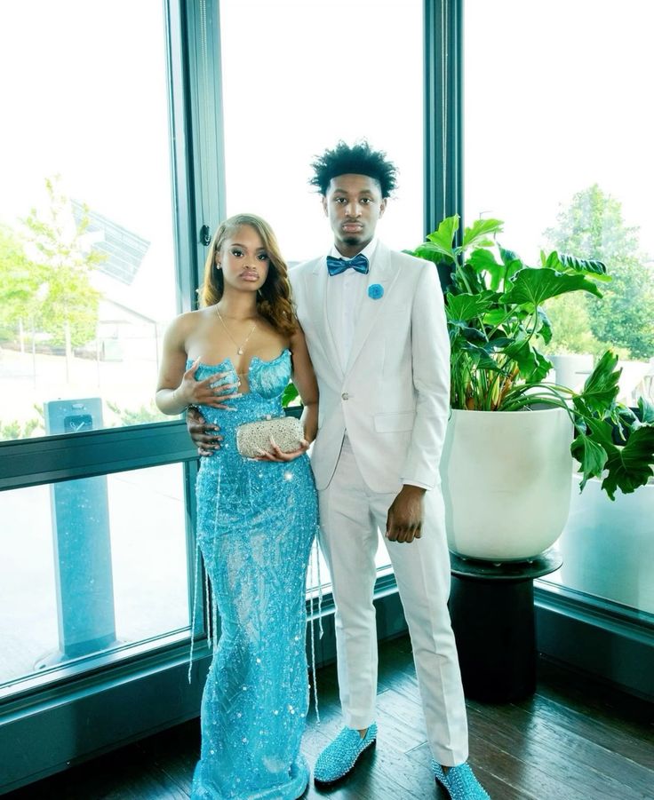 Funkelndes Meerjungfrauen-Kleid mit Pailletten und Perlen in Blau für schwarze Mädchen und Frauen, langes formelles Abendkleid für Abschlussball, Dinnerpartys und andere festliche Anlässe AB2095