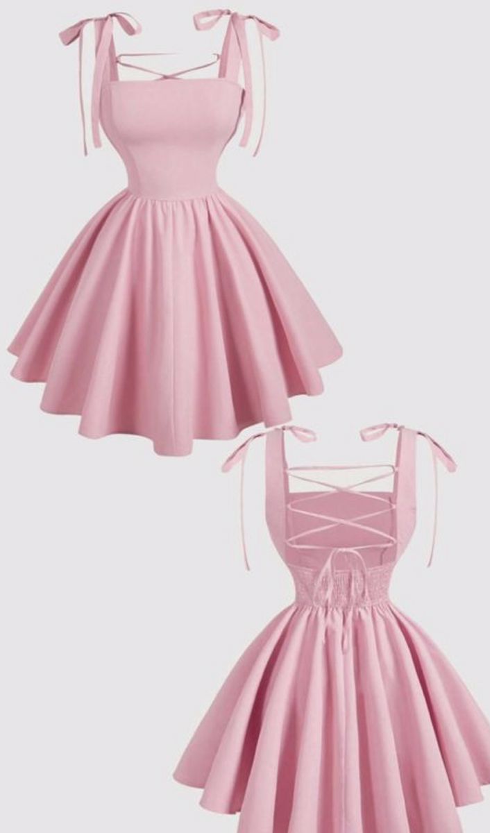 Pretty Ball Gown Spaghetti Strap Pink Mini Homecoming Dresses Short Party Birthday Outfits RB4187