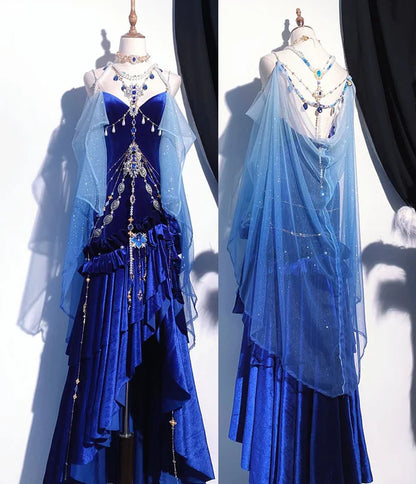 Robe de bal longue en velours bordeaux, style sirène vintage, bretelles spaghetti, tenue de bal pour 16e anniversaire, RB1643